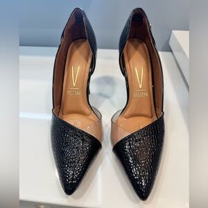 VIZZANO Black Snake High Heels